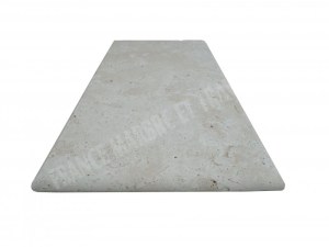 Travertin Beige Clair Couvertine Sortant 30,5x61 cm