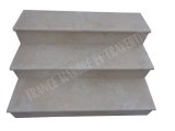 Travertin Beige Clair Marche Escalier 100 cm
