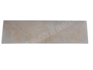 Travertin Beige Clair Marche Escalier 100x33 cm
