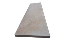 Travertin Beige Clair Marche Escalier 100x33x3cm 1er choix