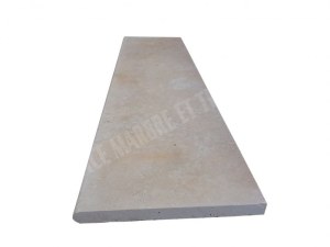 Travertin Beige Clair Marche Escalier 100x33x3cm 1er choix