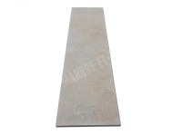 Travertin Beige Clair Marche Escalier 110x33 cm