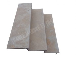 Travertin Beige Clair Marche Escalier 110 cm