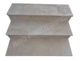 Travertin Beige Clair Marche Escalier 120 cm