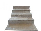 Travertin Beige Clair Marche Escalier 120 cm