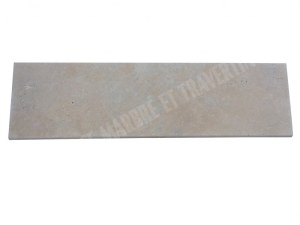 Travertin Beige Clair Marche Escalier 110x33 cm