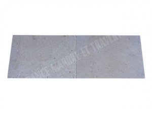 Travertin Beige Clair Margelle de Piscine Bord Droit 40,6x61 cm Épaisseur: 3 cm Finiti...