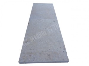 Travertin Beige Clair Margelle de Piscine Bord Droit 40,6x61 cm Épaisseur: 3 cm Finiti...