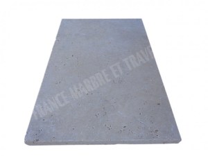 Travertin Beige Clair Margelle de Piscine Bord Droit 40,6x61 cm Épaisseur: 3 cm Finiti...