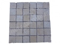 Travertin Beige Clair Mosaique Irrégulier 4,8x4,8 cm