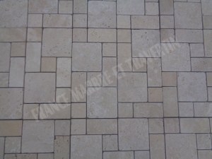 Travertin Beige Clair Mosaique 3 Format