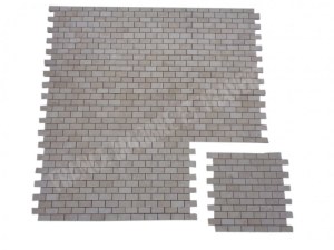 Travertin Beige Clair Mosaique 2,3x4,8 cm