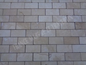 Travertin Beige Clair Mosaïque 4,8x10 cm