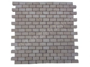 Travertin Beige Clair Mosaïque 1,5x2,3 cm