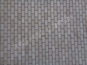 Travertin Beige Clair Mosaïque 1,5x2,3 cm