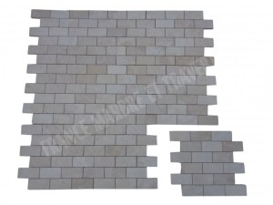 Travertin Beige Clair Mosaique 4,8x10 cm