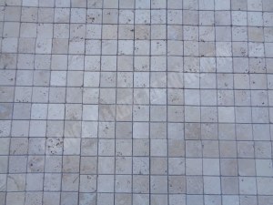 Travertin Beige Clair Mosaïque 4,8x4,8 cm