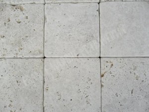 Travertin Classique Clair 3cm 20x20cm 1er Choix