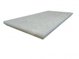 Travertin Beige Clair Couvertine Tablette 30,5x61 cm