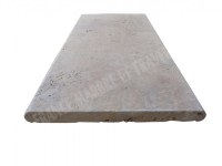 Travertin Beige Couvertine avec goutte d'eau 30,5x61x3cm