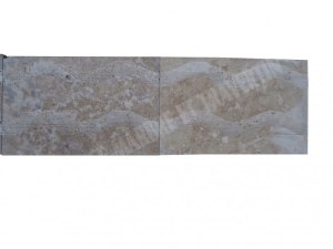Travertin Beige Gravure Decor 20x30 cm