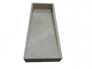 Travertin Classique Beige Evier 100x40 cm