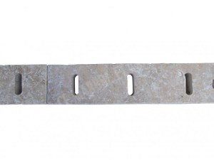 Travertin Beige Grille Rainure 9x50 cm