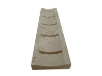 Travertin Beige Grille Caniveau Incurvé Rainure 12,5x50 cm Épaisseur : 3 cm Finition ...