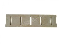 Grille caniveau incurvé