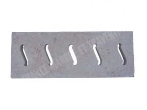 Travertin Beige Grille Serpent 19x50 cm