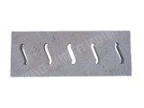 Travertin Beige Grille Serpent 19x50 cm