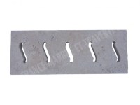 Travertin Beige Grille Serpent 19x50 cm