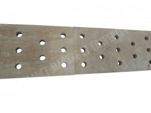 Travertin Classique Grille Perfore 25x61 3 cm En Stock