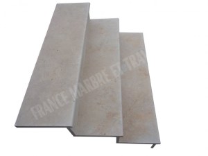 Travertin Beige Marche Escalier 110 cm