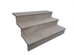 Travertin Beige Marche Escalier 110 cm