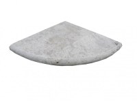 Travertin Beige Escalier Quart de Rond 33x33 cm