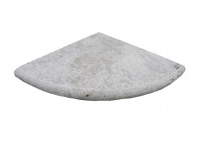 Travertin Beige Escalier Quart de Rond 33x33 cm