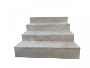 Travertin Beige Marche Escalier 120 cm