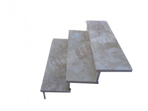 Travertin Beige Marche Escalier 100 cm