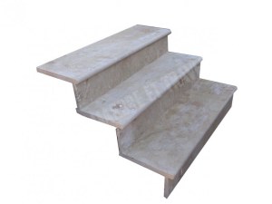 Travertin Beige Marche Escalier 120 cm