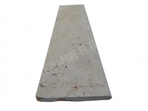 Travertin Beige Marche Escalier 122x30,5 cm