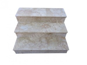 Travertin Beige Marche Escalier 100 cm