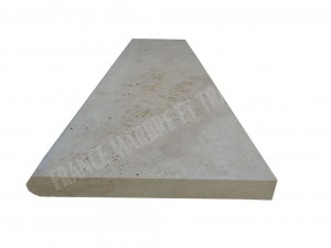 Travertin Beige Marche Escalier 122x30,5 cm