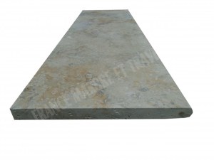 Travertin Beige Marche Escalier 110x32 cm