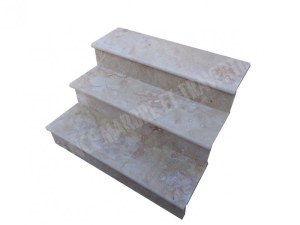 Travertin Beige Marche Escalier 120 cm