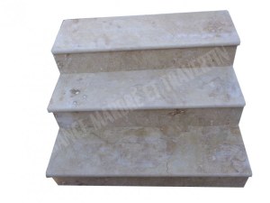 Travertin Beige Marche Escalier 120 cm