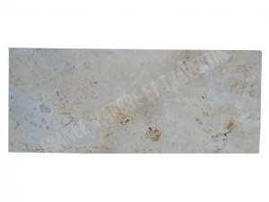 Travertin Beige Nuancé Margelle de Piscine Bord Droit 25x61 cm Épaisseur : 3 cm Finitio...