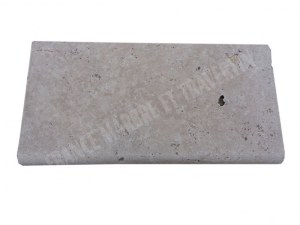 Travertin Beige Nuancé Margelle de Piscine Bord Arrondi 30,5x61 cm Épaisseur : 5 cm Fin...