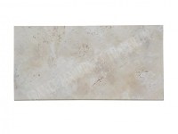 Travertin Beige Clair Margelle de Piscine 2 Bord Chanfreiné 30,5x61 cm