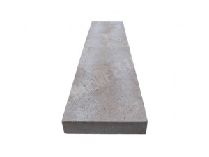 Travertin Beige Nuancé Margelle de Piscine Bord Droit 30,5x61 cm